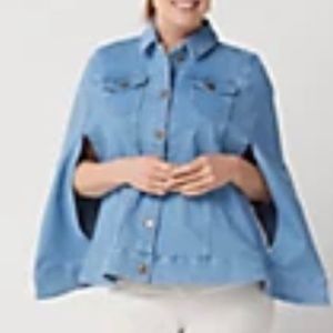 Denim Cape